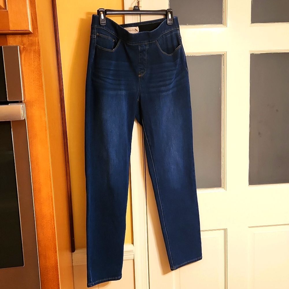 Soft Surroundings Women's Metro Pull-On Skinny Jeans Size M